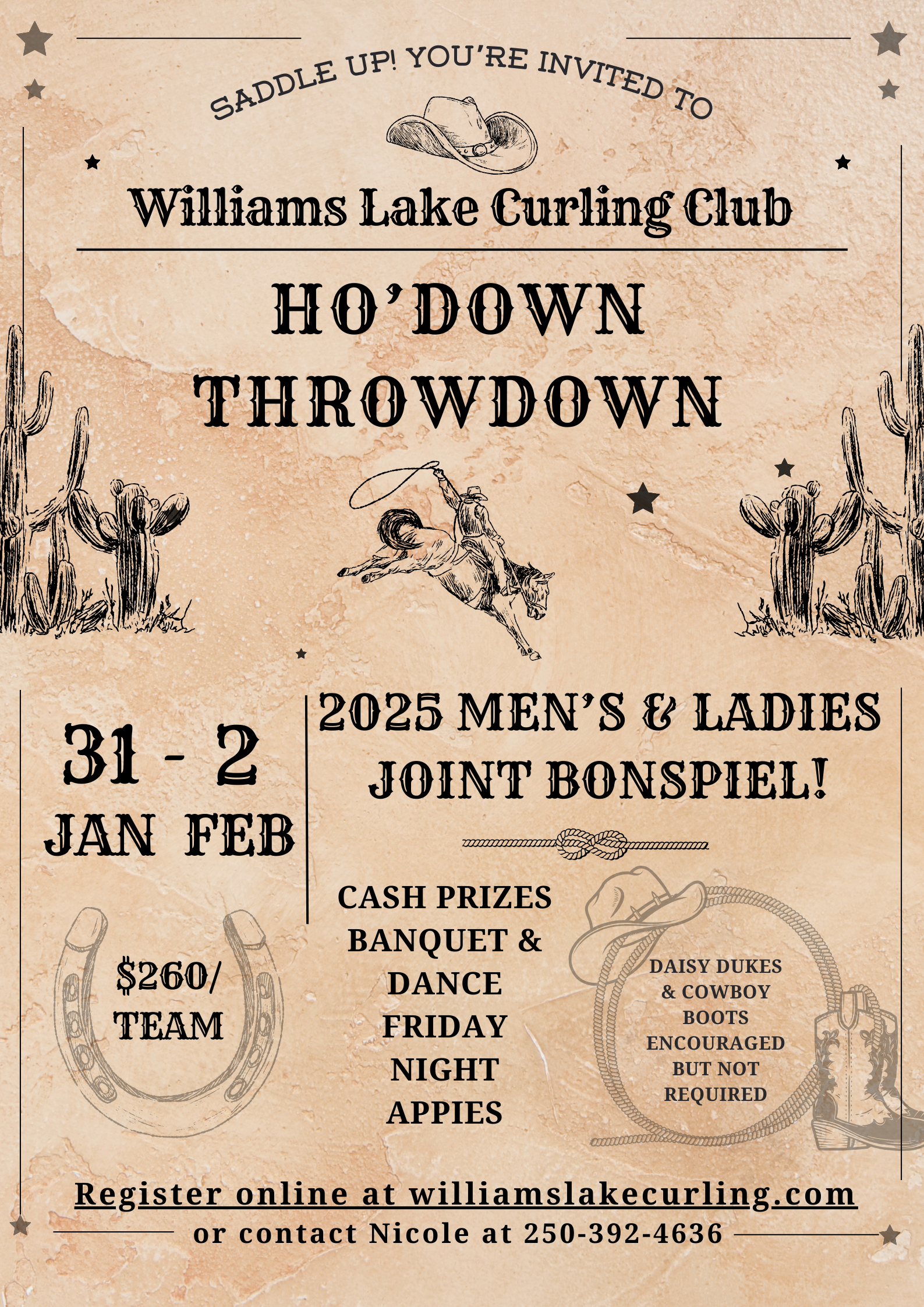 2025 Men's & Ladies Ho'Down Throwdown Bonspiel